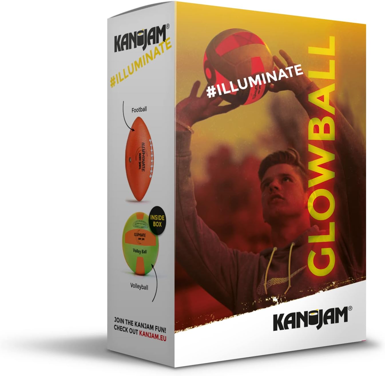 KANJAM Illuminate LED Volleyball Glowball