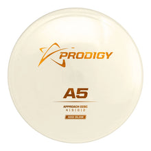 Load image into Gallery viewer, PRODIGY A5 400 GLOW PLASTIC Disc golf disc