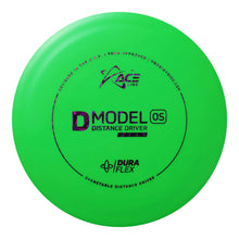 Load image into Gallery viewer, ACE LINE D MODEL OS DURAFLEX GLOW PLASTIC Disc golf disc
