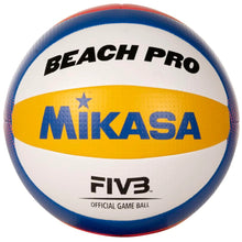 Ielādējiet attēlu galerijas skatītājā, MIKASA BV550C-WYBR Beach Pro volejbola 4 bumbu komplekts