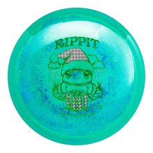 Load image into Gallery viewer, PRODIGY F7 500 SPECTRUM GLIMMER PLASTIC - "HOPPY HOLIDAYS" RIPPIT STAMP Disc golf disc