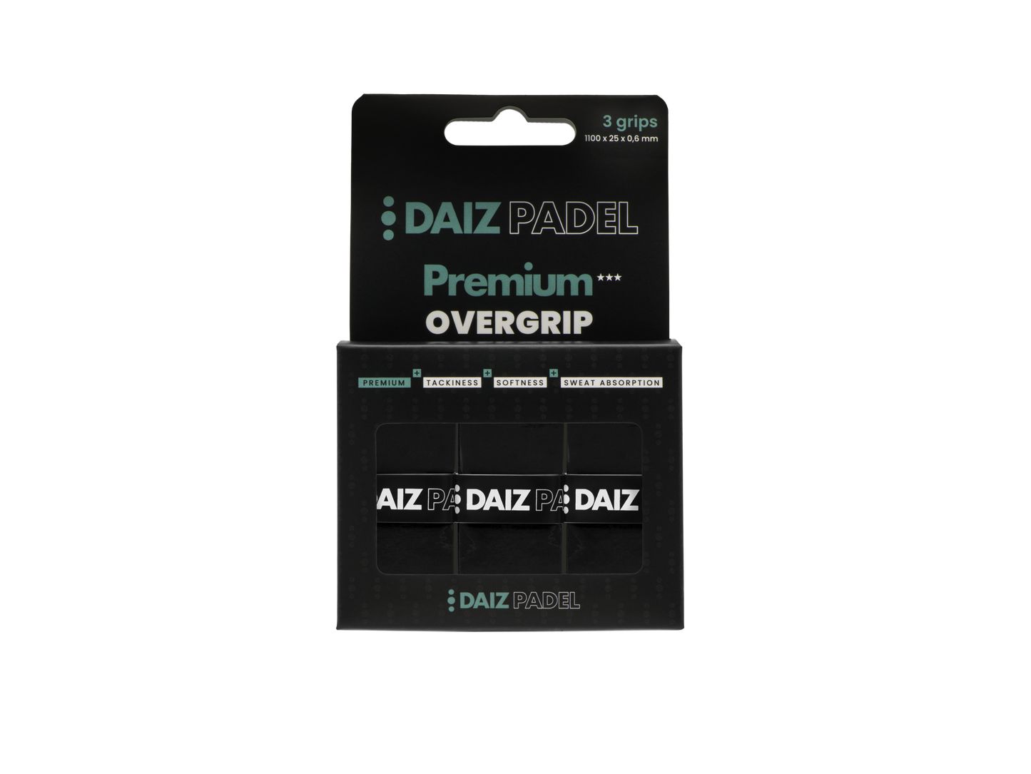 DAIZ Overgrip Premium 3-pack BLACK