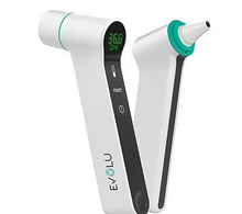 Load image into Gallery viewer, Infrared ear forehead thermometer EVOLU non-contact 3-in-1