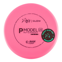 Ielādējiet attēlu galerijas skatītājā, ACE LINE P MODEL US BASEGRIP GLOW PLASTIC Disku golfa disks