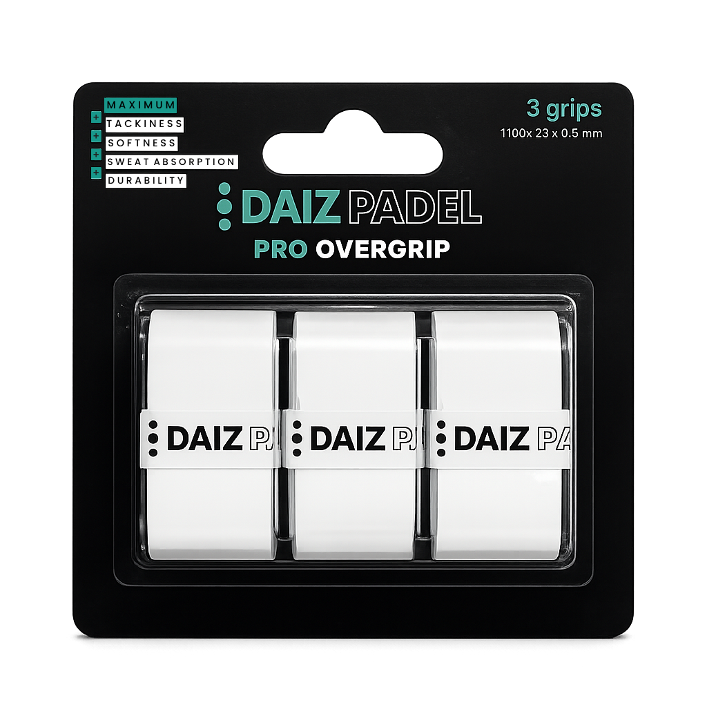 DAIZ Overgrip PRO 3-pack White