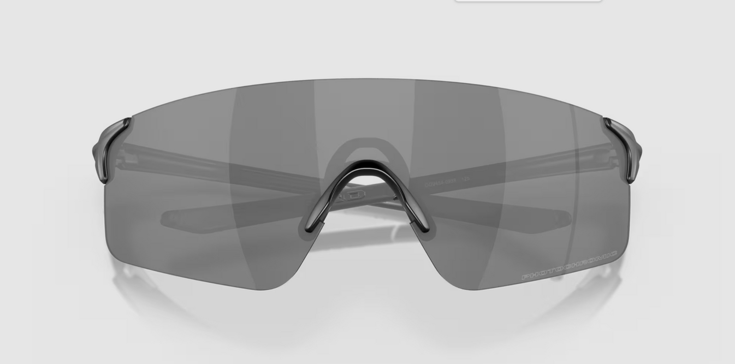 Oakley Evzero blades Matte black Clear to black iridium photochromic sunglasses