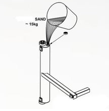 Ielādējiet attēlu galerijas skatītājā, Portatīvie badmintona statīvi