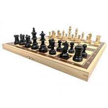 Load image into Gallery viewer, Wooden School Chess Set