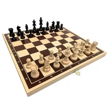 Load image into Gallery viewer, Wooden School Chess Set
