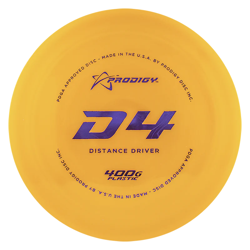 PRODIGY D4 400G PLASTIC Disc golf disc