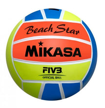 Ielādējiet attēlu galerijas skatītājā, MIKASA Beach Star VXS-BST-RYB Volejbola bumba