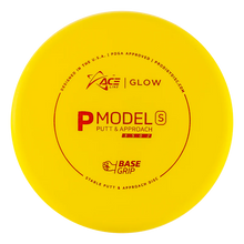 Load image into Gallery viewer, ACE LINE P MODEL S BASEGRIP GLOW PLASTIC Disc golf disc
