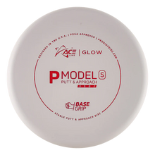 Load image into Gallery viewer, ACE LINE P MODEL S BASEGRIP GLOW PLASTIC Disc golf disc
