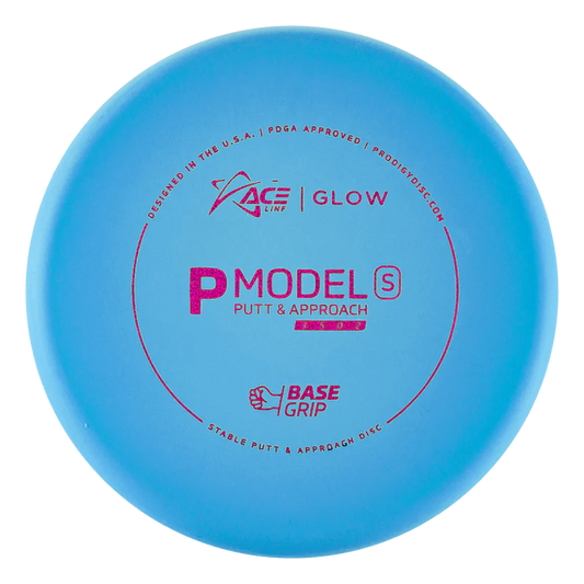 ACE LINE P MODEL S BASEGRIP GLOW PLASTIC Disc golf disc