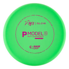 Load image into Gallery viewer, ACE LINE P MODEL S BASEGRIP GLOW PLASTIC Disc golf disc
