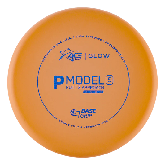 ACE LINE P MODEL S BASEGRIP GLOW PLASTIC Disc golf disc