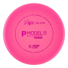 Load image into Gallery viewer, ACE LINE P MODEL S BASEGRIP GLOW PLASTIC Disc golf disc
