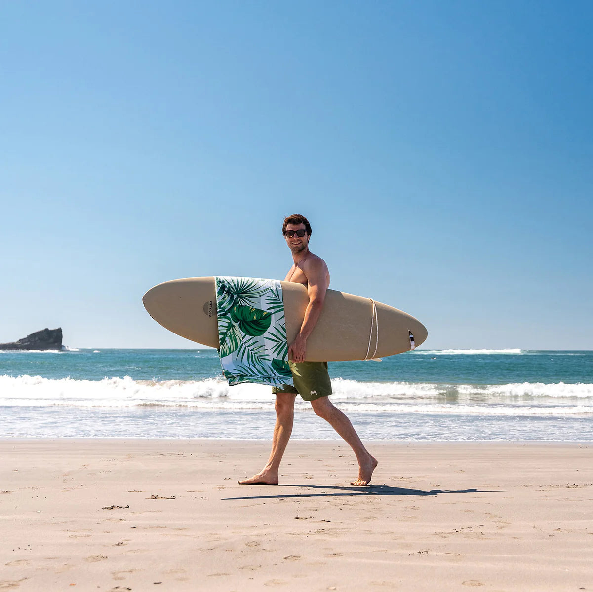 Snabbtorkande Handduk - Palm Drömmar