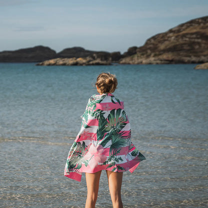 Snabbtorkande Handduk - Himmelsk Hibiskus