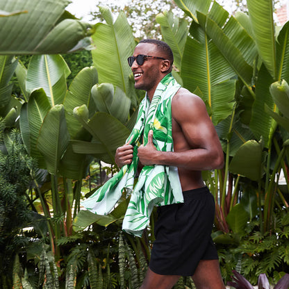 Snabbtorkande Handduk - Palm Drömmar