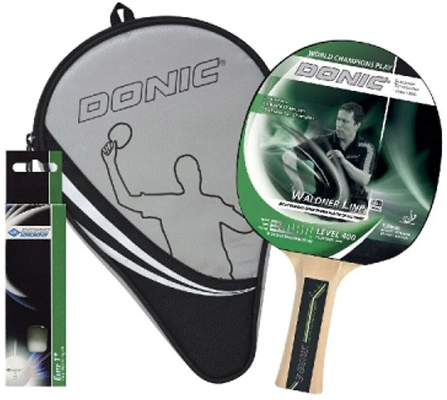 DONIC Waldner 400 Table Tennis Bat Set