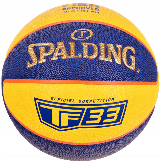 SPALDING TF33 Gold Basketball Ball