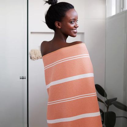 Snabbtorkande Badhandduk - Sandelträ Terrakotta