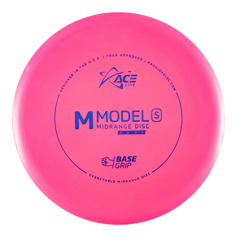 ACE LINE M MODEL S BASEGRIP PLASTIC Disc golf disc