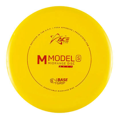 ACE LINE M MODEL S BASEGRIP PLASTIC Disc golf disc