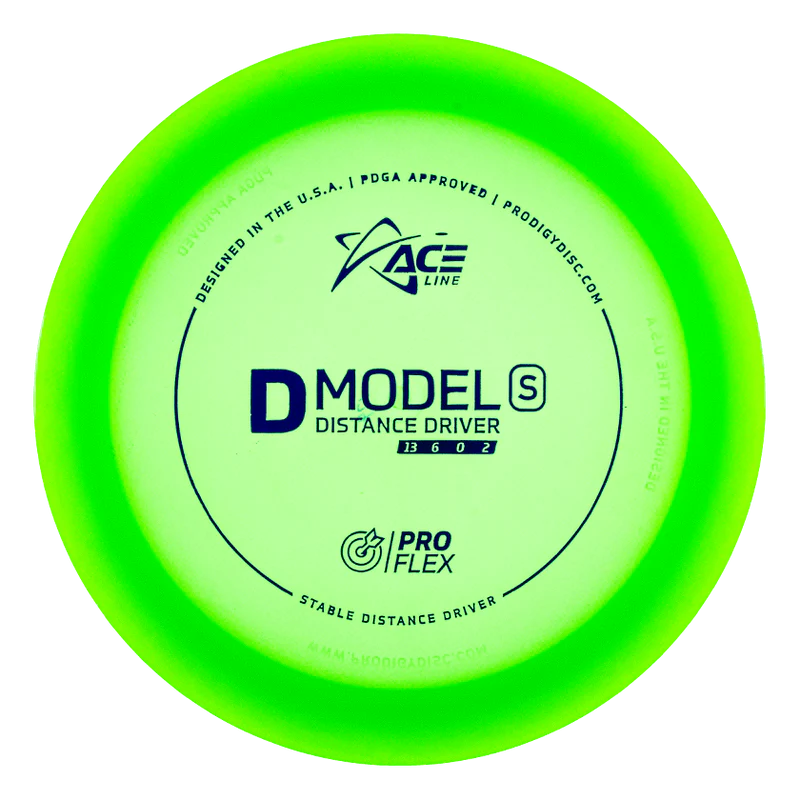 ACE LINE D MODEL S PROFLEX PLASTIC Disc golf disc