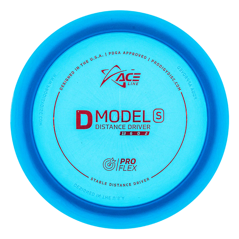 ACE LINE D MODEL S PROFLEX PLASTIC Disc golf disc