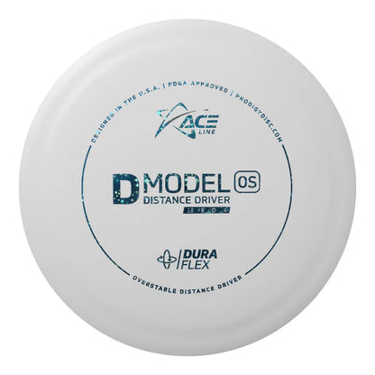 ACE LINE D MODEL OS DURAFLEX GLOW PLASTIC Disc golf disc