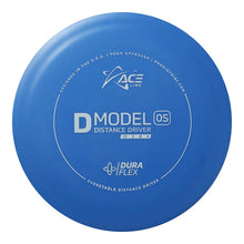 Ielādējiet attēlu galerijas skatītājā, ACE LINE D MODEL OS DURAFLEX GLOW PLASTIC Disku golfa disks
