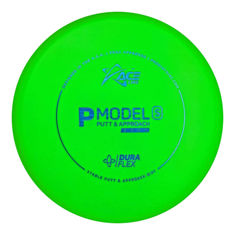 ACE LINE P MODEL S DURAFLEX GLOW PLASTIC Disc golf disc