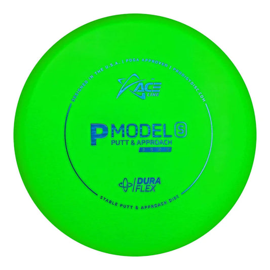 ACE LINE P MODEL S DURAFLEX GLOW PLASTIC Disc golf disc