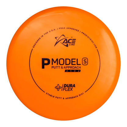 ACE LINE P MODEL S DURAFLEX GLOW PLASTIC Disc golf disc