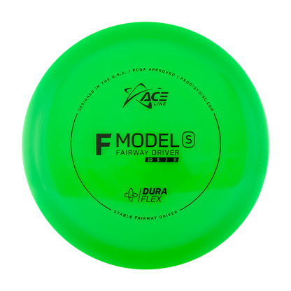 ACE LINE F MODEL S DURAFLEX PLASTIC Disc golf disc