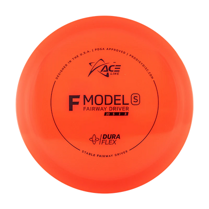ACE LINE F MODEL S DURAFLEX PLASTIC Disc golf disc
