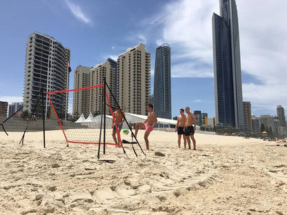 FUTCHI Portable Football Rebounder Set