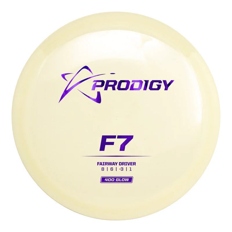 PRODIGY F7 400 GLOW PLASTIC Disc golf disc