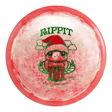 Load image into Gallery viewer, PRODIGY F7 500 SPECTRUM GLIMMER PLASTIC - &quot;HOPPY HOLIDAYS&quot; RIPPIT STAMP Disc golf disc
