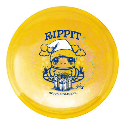 PRODIGY F7 500 SPECTRUM GLIMMER PLASTIKAS - "HOPPY HOLIDAYS" RIPPIT STAMP Diskgolfo diskas