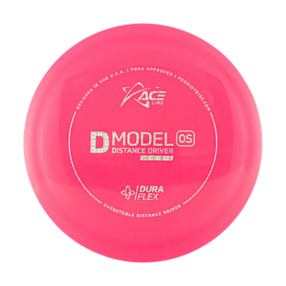 ACE LINE D MODEL OS DURAFLEX GLOW PLASTIC Disc golf disc