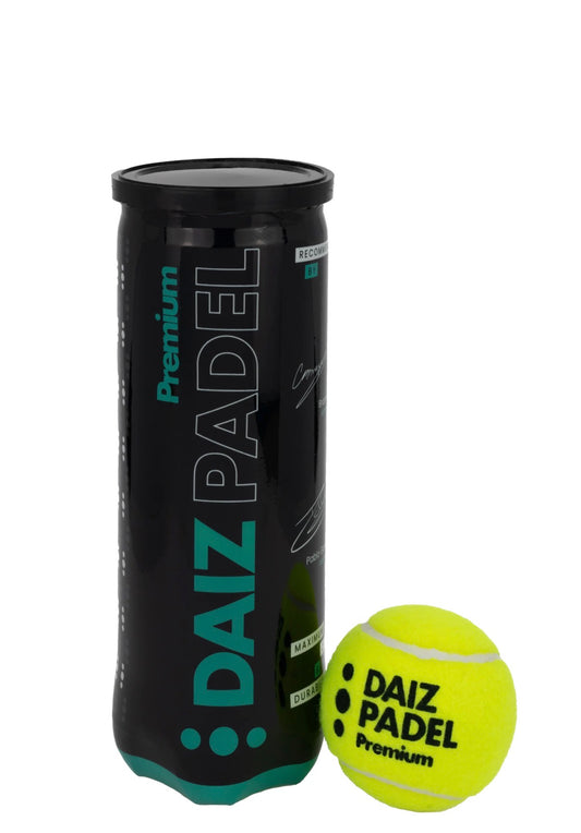 DAIZ Padel ball Premium, tube of 3 balls