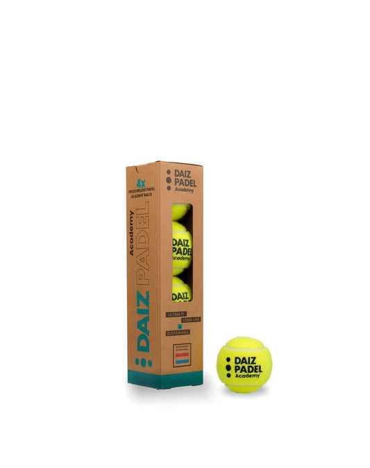 DAIZ Padel ball Academy, carton tube of 4 balls