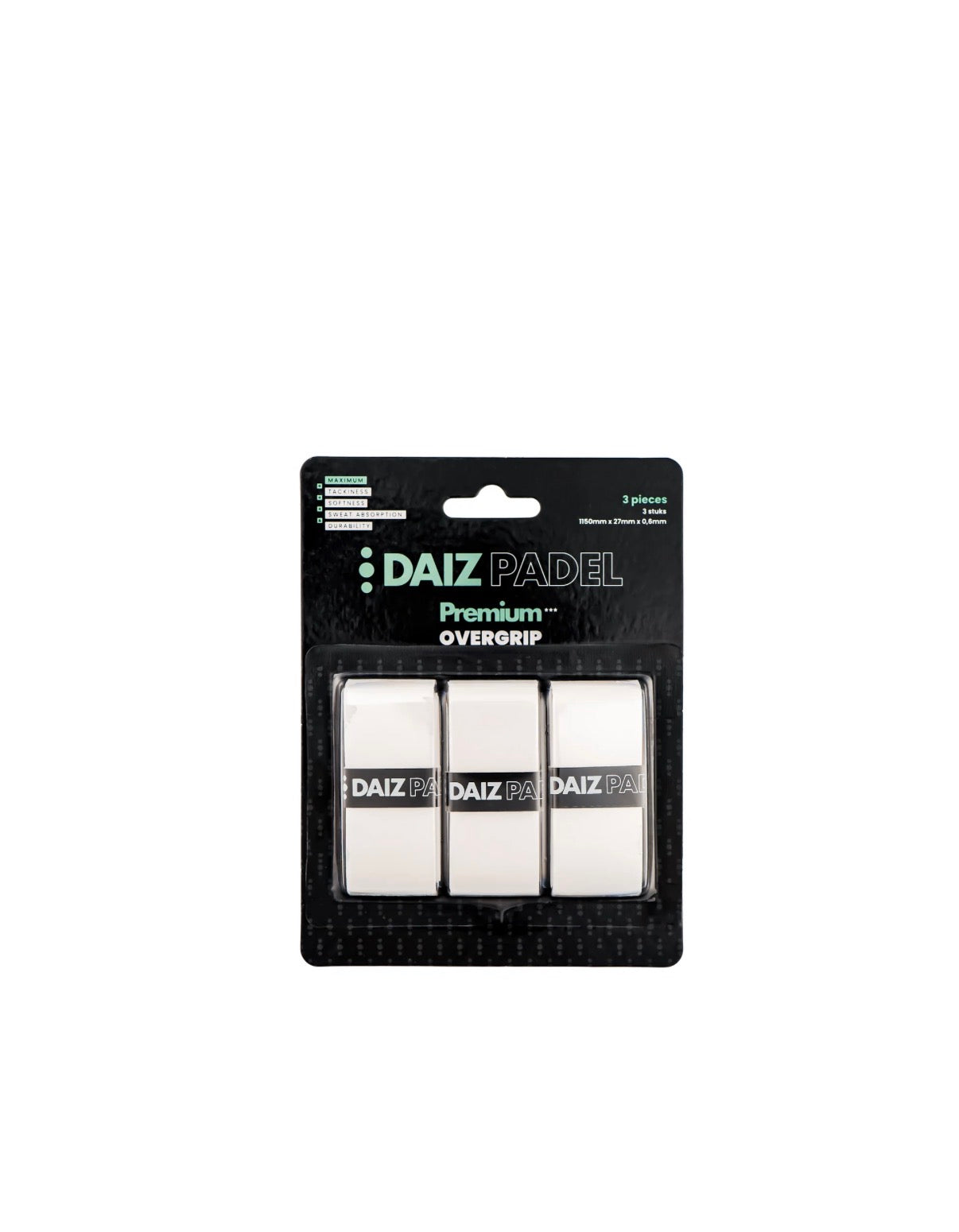 DAIZ Overgrip Premium 3-pack WHITE