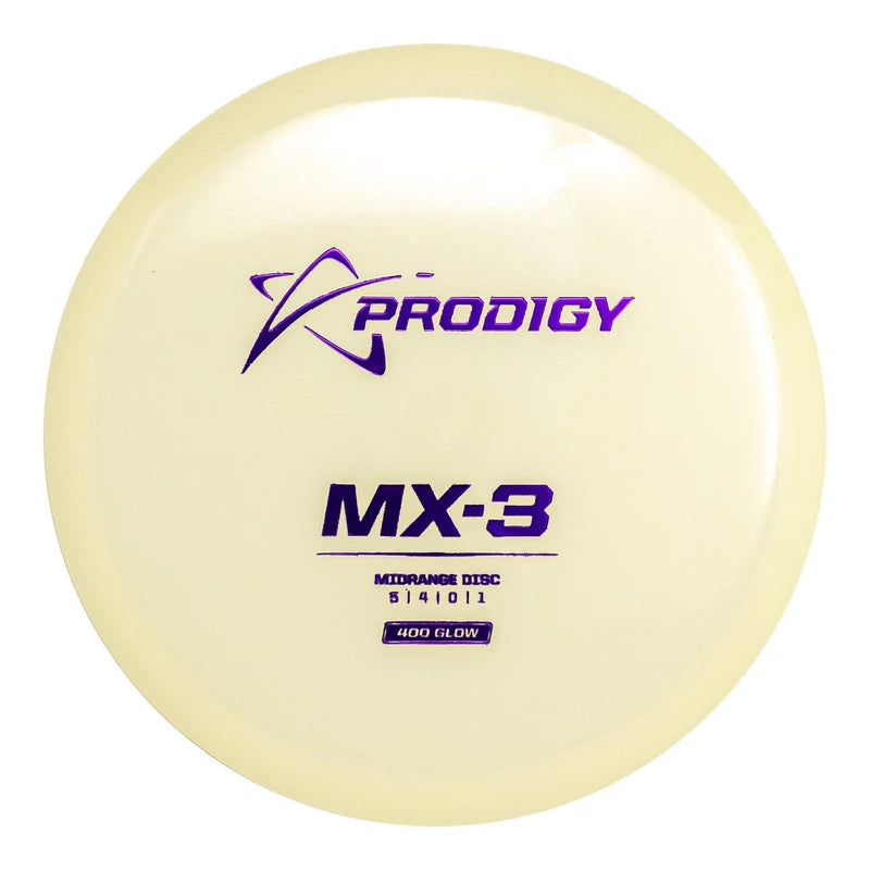 PRODIGY MX-3 400 GLOW PLASTIC Disc golf disc