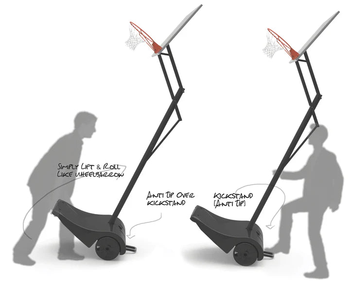 GOALIATH GoTek50 nešiojamas krepšinio lankas