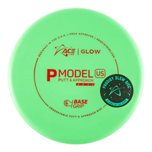 Load image into Gallery viewer, ACE LINE P MODEL US BASEGRIP GLOW PLASTIC Disc golf disc
