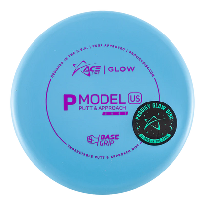 ACE LINE P MODEL US BASEGRIP GLOW PLASTIC Disc golf disc
